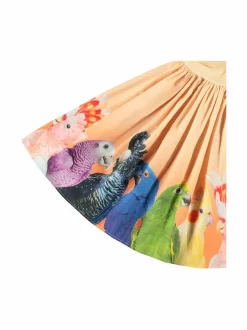 Mekot & Hameet|Mekot & Hameet<Molo Cissa-mekko 3827 RAINBOW PARROTS