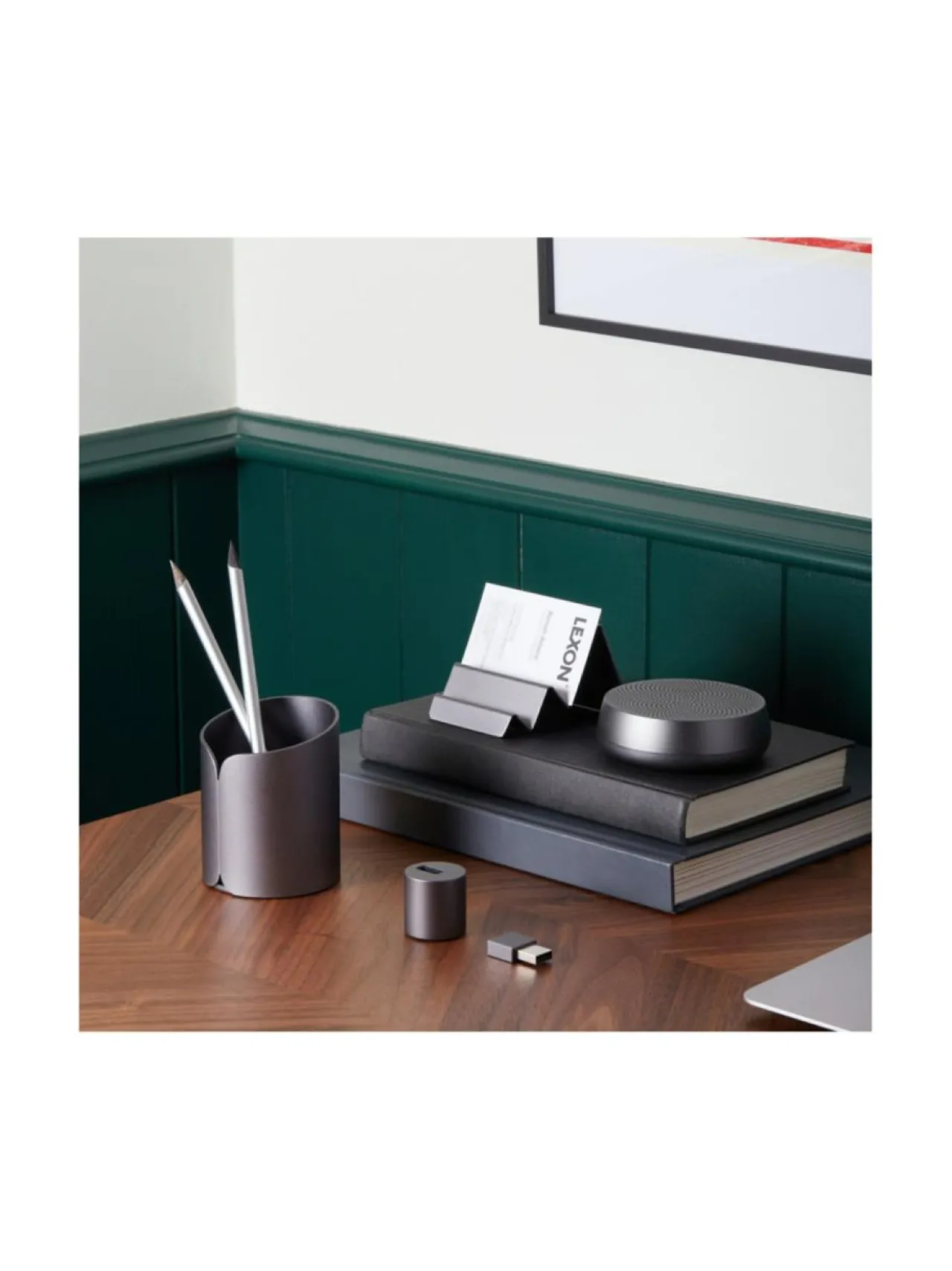 Lexon CITY CARD STAND - HARMAA^ Koriste-Esineet