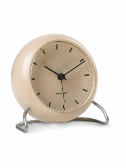 Peilit, Kellot & Kehykset<Arne Jacobsen City Hall -pöytäkello 11 cm SANDY BEIGE