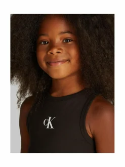 Paidat<Calvin Klein Kids CK Logo Tank -toppi BEH CK BLACK