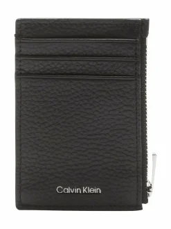 Calvin Klein Bags & Accessories CK Zip Card Case -nahkalompakko^ Lompakot & Kotelot