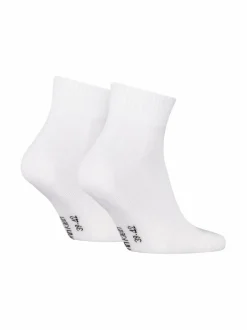 Sukat<Calvin Klein CKJ Monogram -sukat 2-pack 002 WHITE