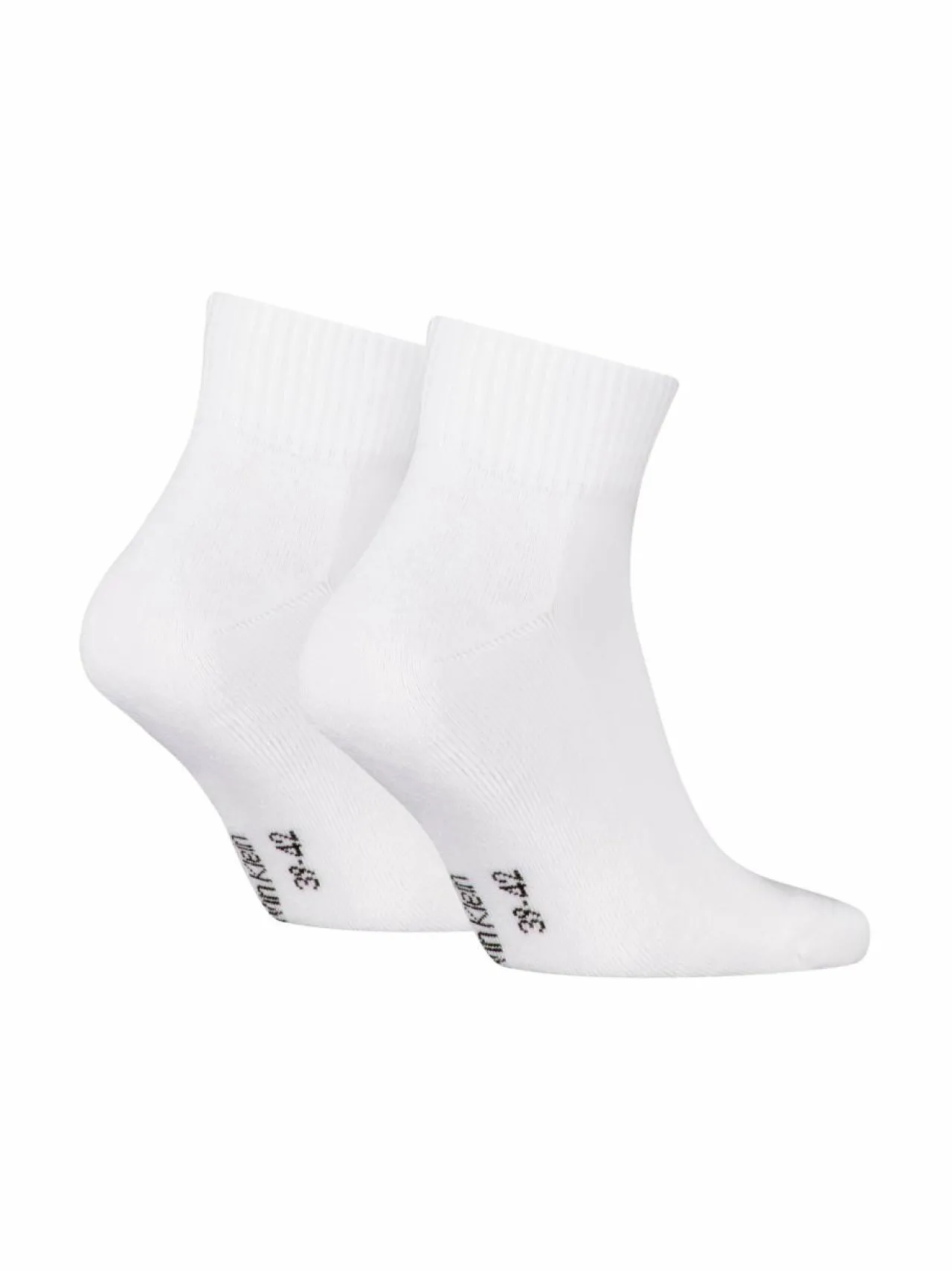 Sukat<Calvin Klein CKJ Monogram -sukat 2-pack 002 WHITE