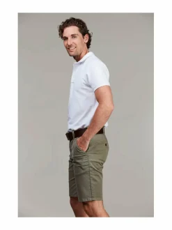 Housut<HANSEN&JACOB Classic Chino -shortsit KHAKI GREEN 54