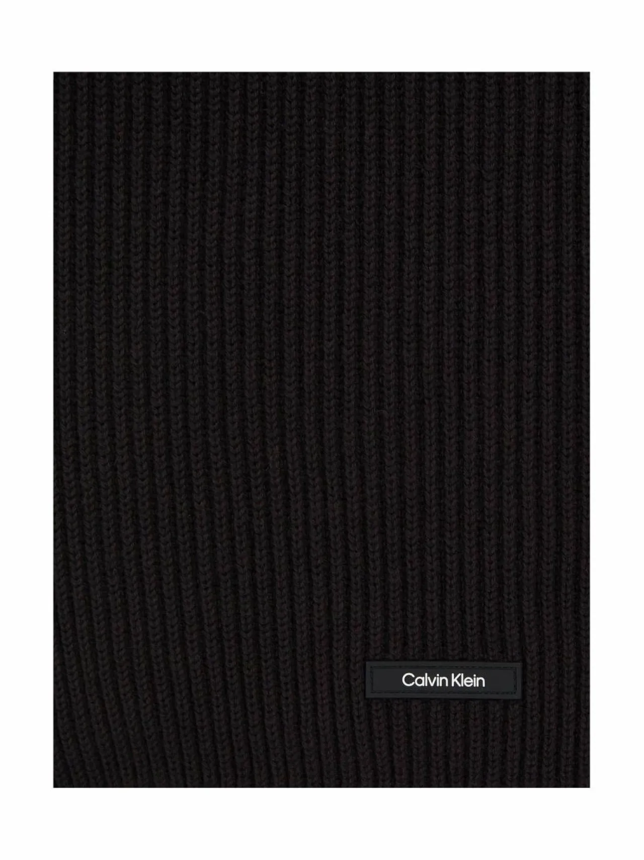 Huivit & Kaulaliinat<Calvin Klein Bags & Accessories Classic Cotton Rib Scarf -huivi BEH CK BLACK