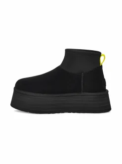 Nilkkurit<UGG Classic Mini Dipper -nahkanilkkuri BLK BLACK