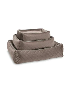 Pedit Ja Makuualustat<Laboni Classic Oxford koiranpeti - Samettinen TAUPE