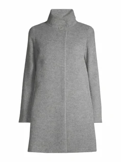 Takit<Cinzia Rocca Icons Classic Stand Collar -villakangastakki 03 GREY