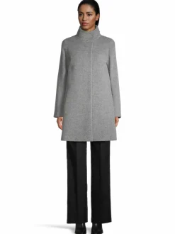 Takit<Cinzia Rocca Icons Classic Stand Collar -villakangastakki 03 GREY