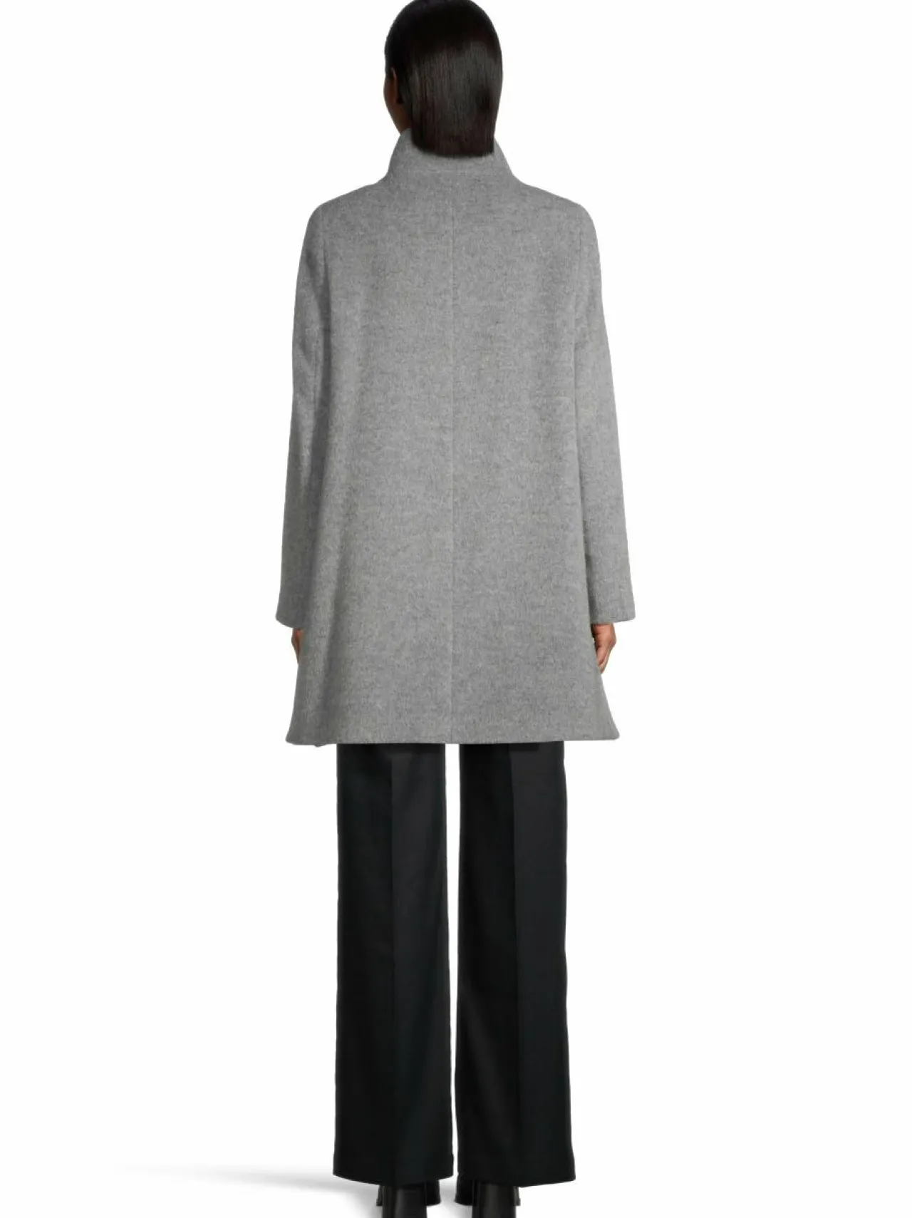 Takit<Cinzia Rocca Icons Classic Stand Collar -villakangastakki 03 GREY