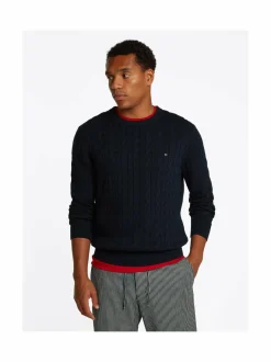 Neuleet<Tommy Hilfiger Classic-palmikkoneule DW5 DESERT SKY