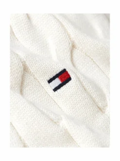 Neuleet<Tommy Hilfiger Classic-palmikkoneule Z00 IVORY PETAL