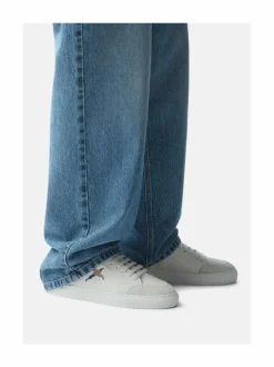 Urheilujalkineet|Tennarit & Sneakerit<AXEL ARIGATO Clean 90 Bee Bird -nahkasneakerit WHITE/DK BLUE