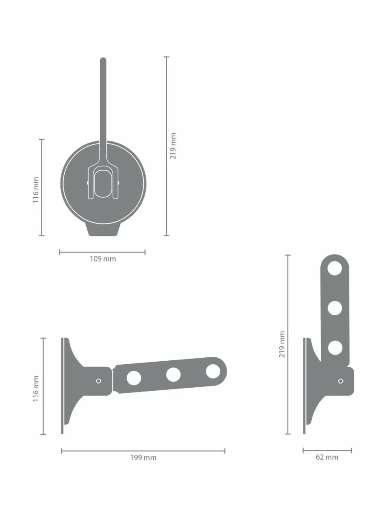 Brabantia Clothes Hook - imukuppikoukku^ Pyykkihuolto