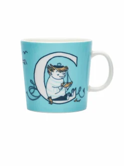 Mukit & Kupit & Asetit<Moomin Arabia C-muumimuki 0.4 L BLUE-WHITE
