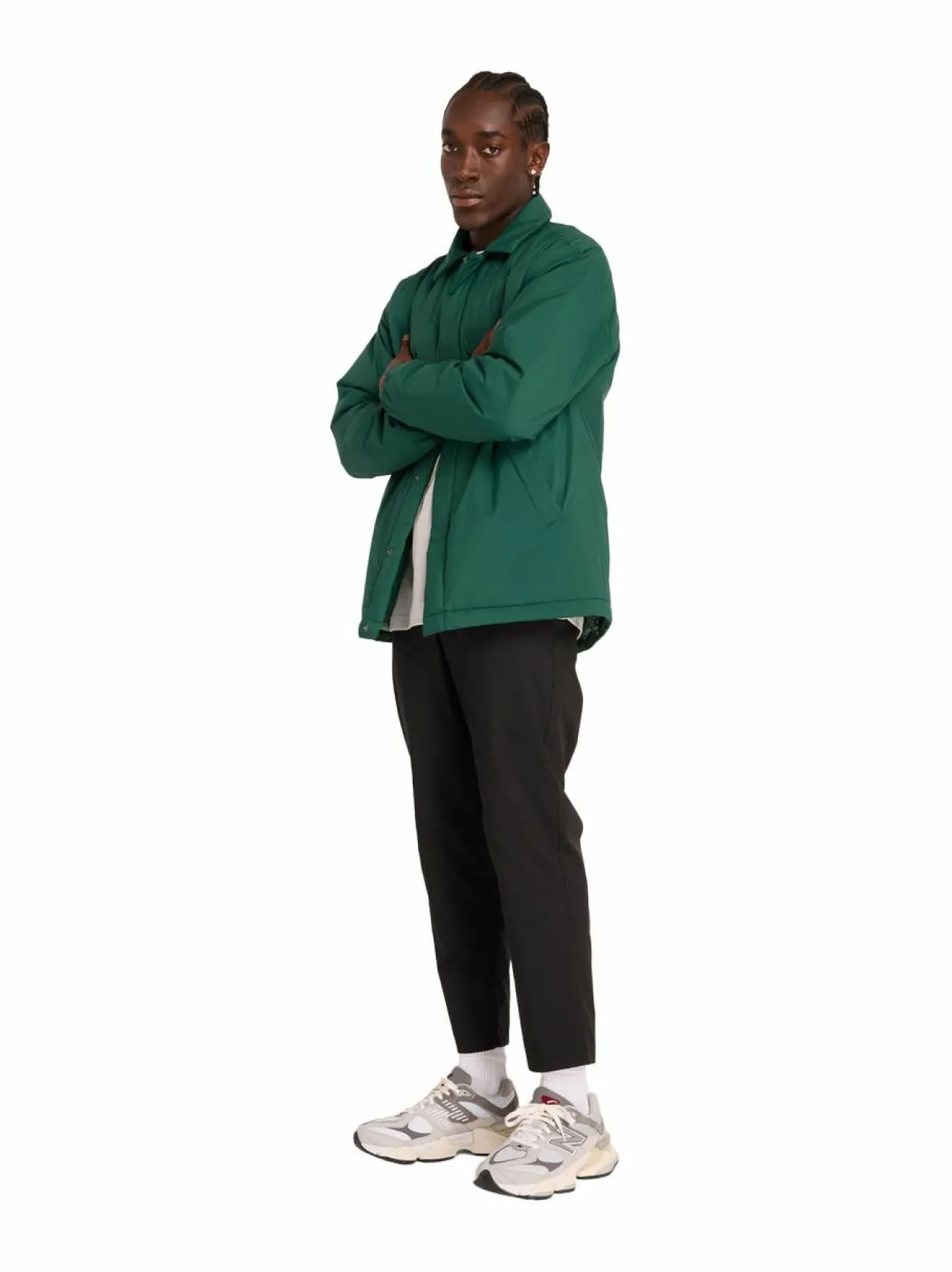 Urheilutakit<New Balance Coaches Jacket -takki NWG NIGHTWATCH GREEN
