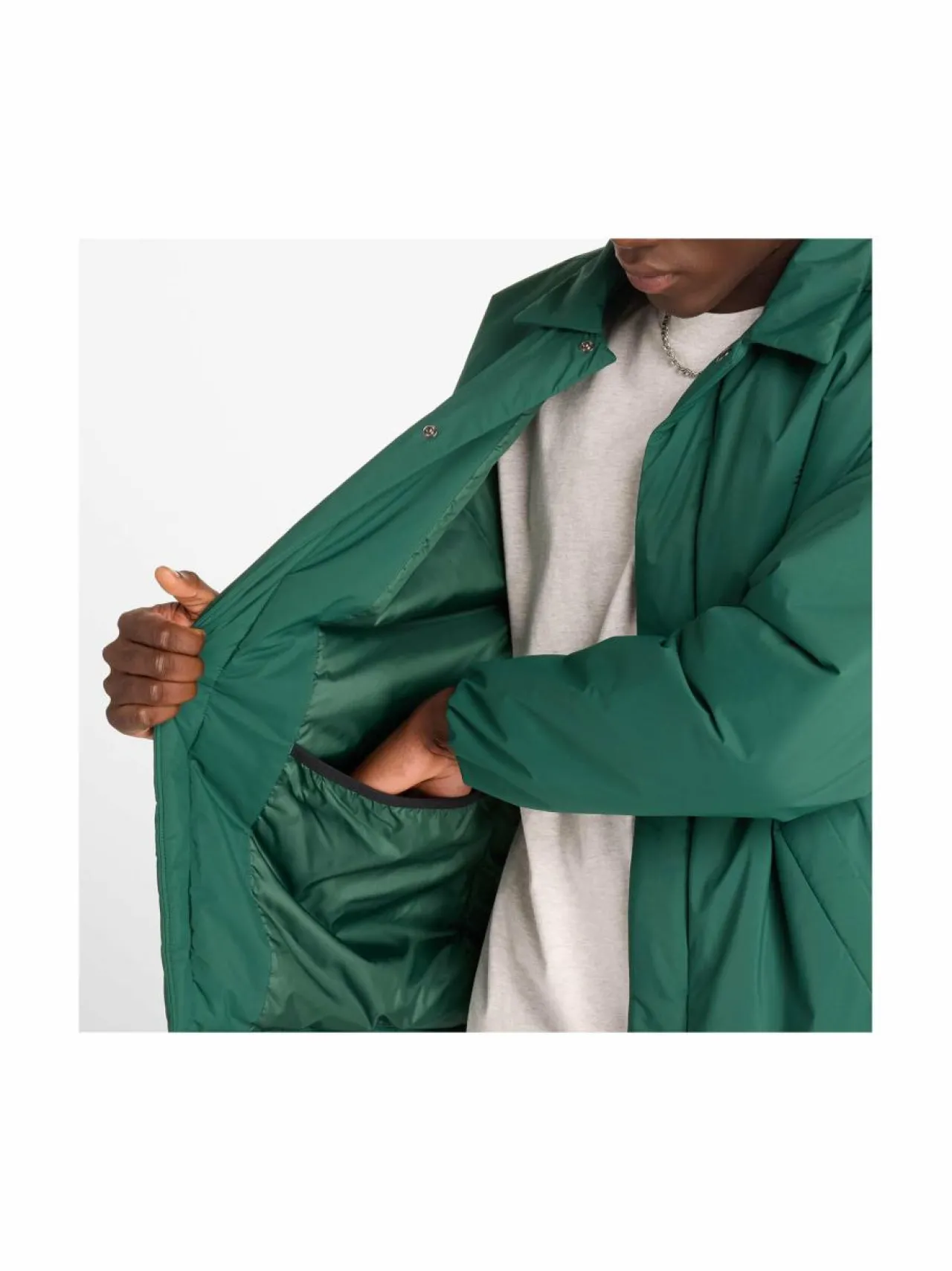 Urheilutakit<New Balance Coaches Jacket -takki NWG NIGHTWATCH GREEN