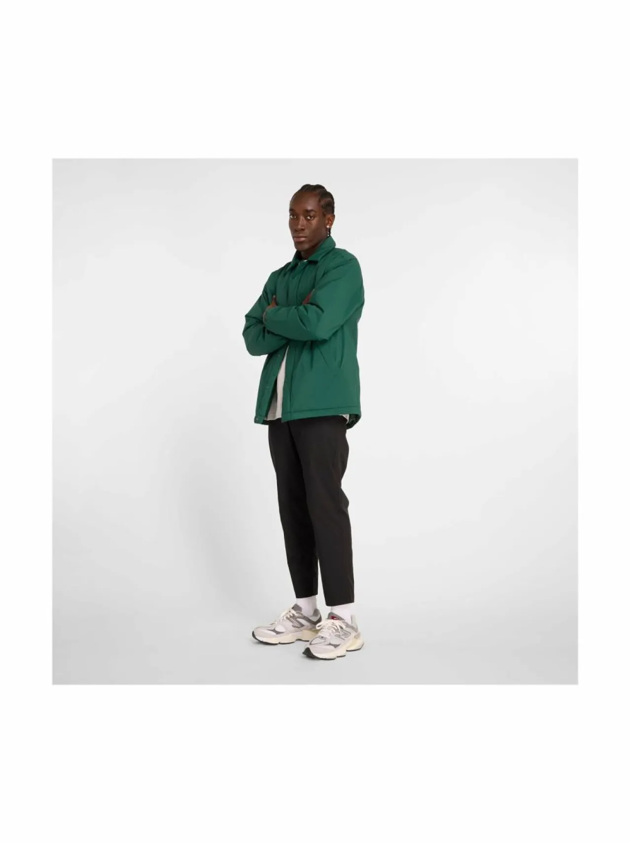 Urheilutakit<New Balance Coaches Jacket -takki NWG NIGHTWATCH GREEN