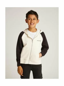 Colleget & Hupparit<Calvin Klein Kids Color Block Zip-Through -collegetakki CKS TURTLEDOVE