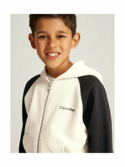 Colleget & Hupparit<Calvin Klein Kids Color Block Zip-Through -collegetakki CKS TURTLEDOVE