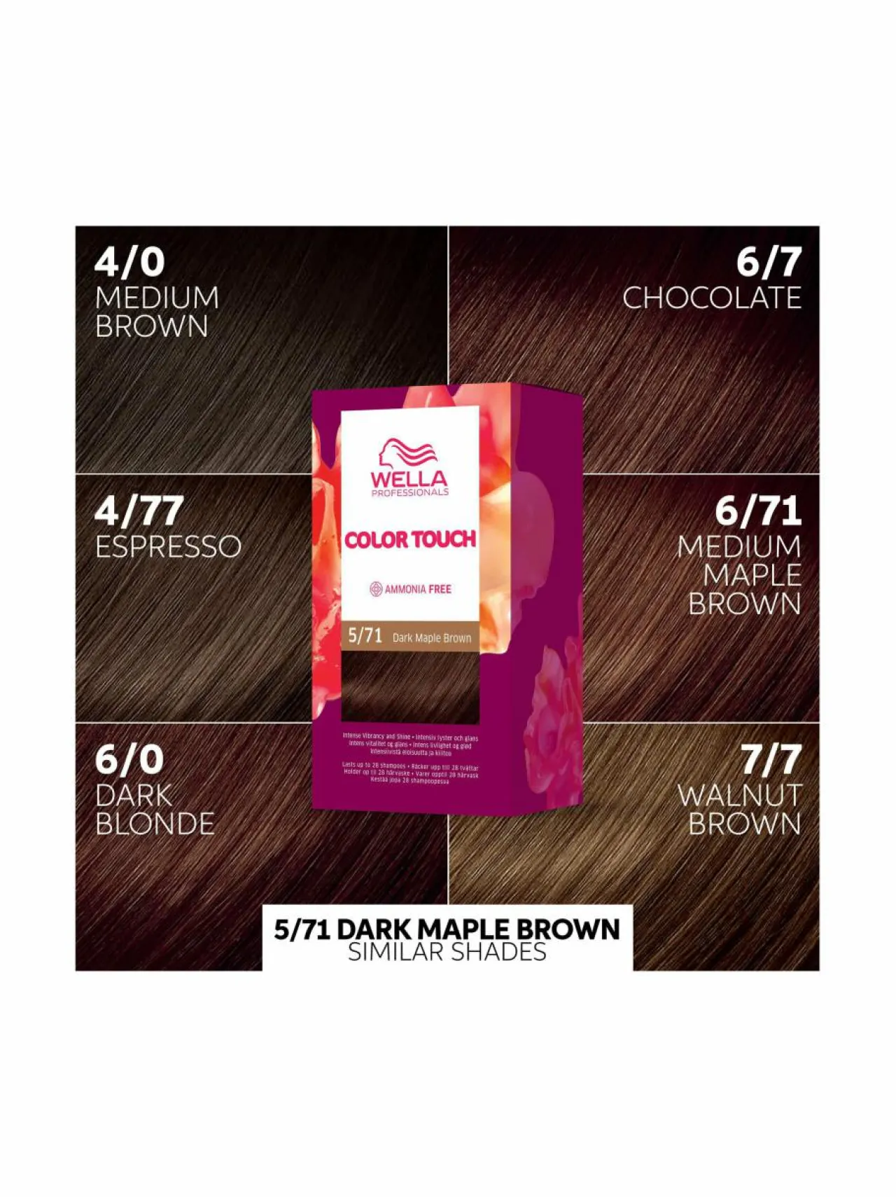 Wella Professional Care Color Touch Deep Brown -hiusväri^ Hiustenhoitotuotteet