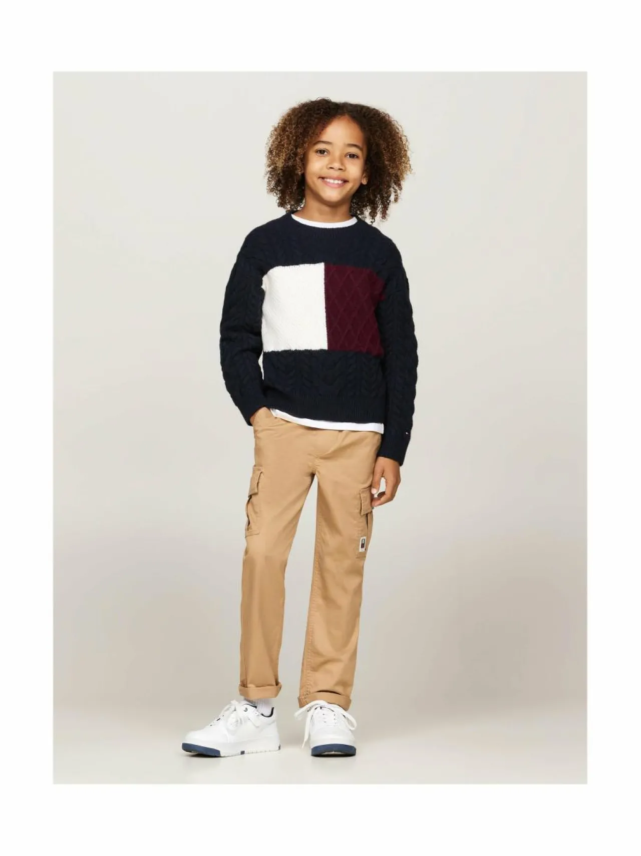Tommy Hilfiger Colorblock-palmikkoneule^ Neuleet|Neuleet