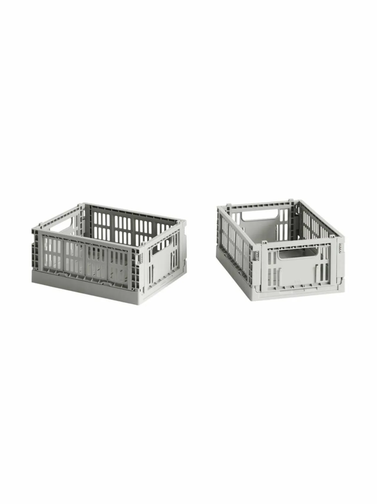 Säilytys<HAY Colour Crate Mini -korit 2 kpl GREY