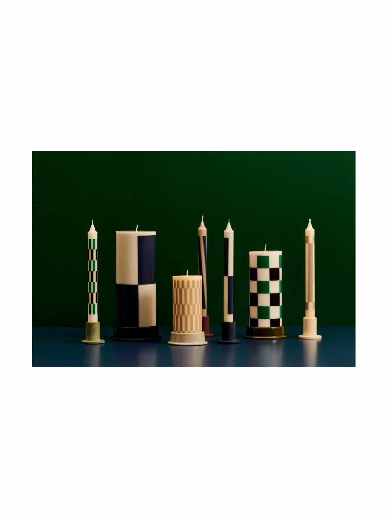 Kynttilät & Lyhdyt<HAY Column-keraaminen kynttilänjalka GREEN