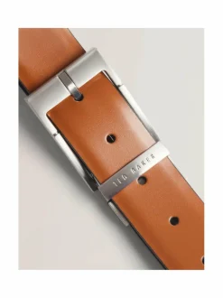 Vyöt<Ted Baker London Connary Reversible Prong Buckle -nahkavyö TAN
