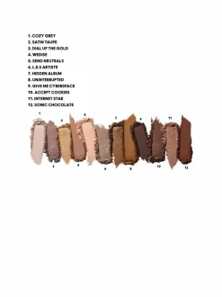 Silmät<MAC Connect In Colour Eye Shadow Palette -luomiväripaletti UNFILTERED NUDES