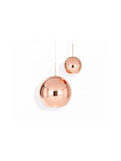 Kattovalaisimet<Tom Dixon Copper Led -riippuvalaisin KUPARI