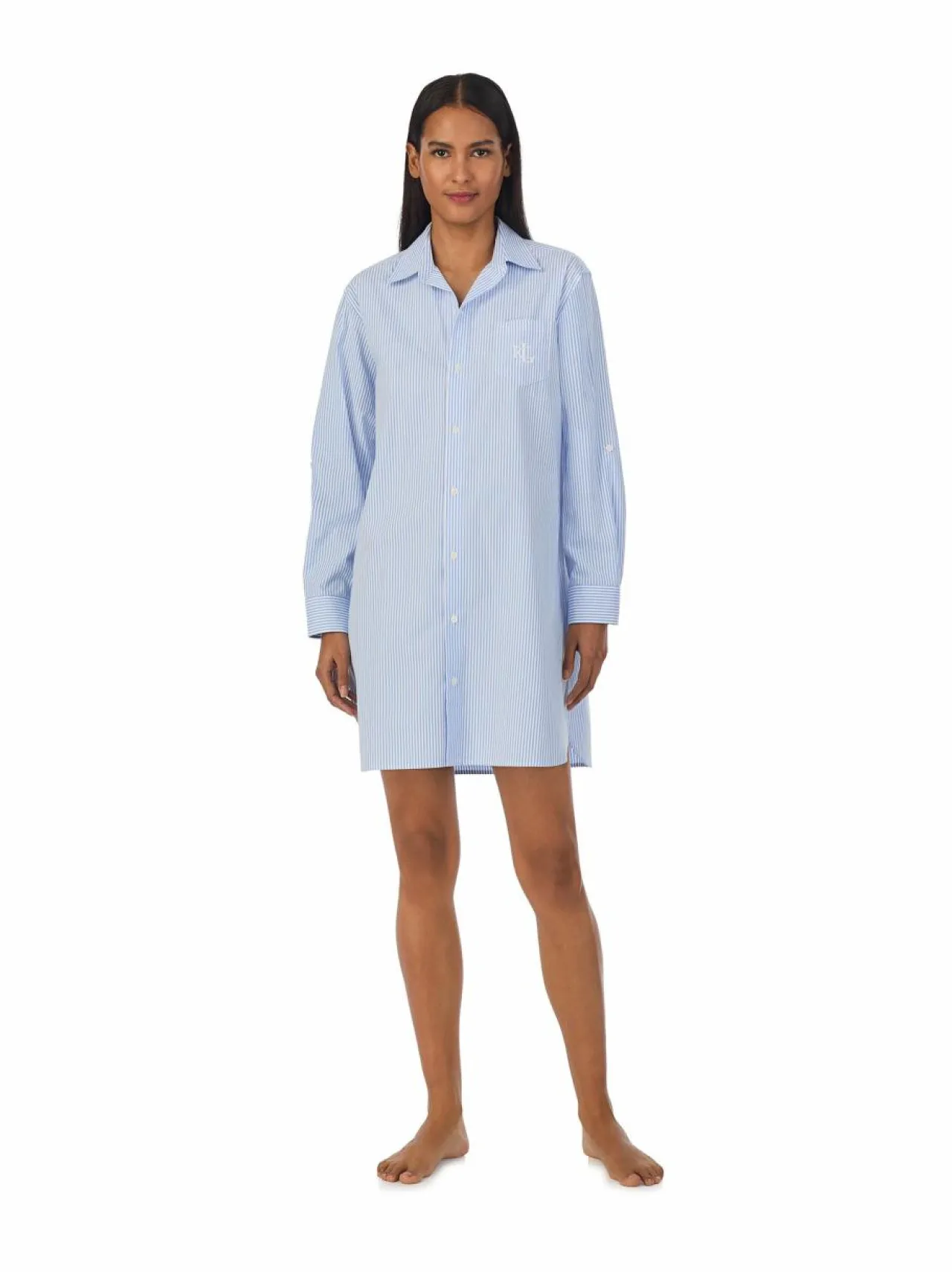 Yö- & Oloasut<Lauren Ralph Lauren Core Poplin -yöpaita 452 FBWST