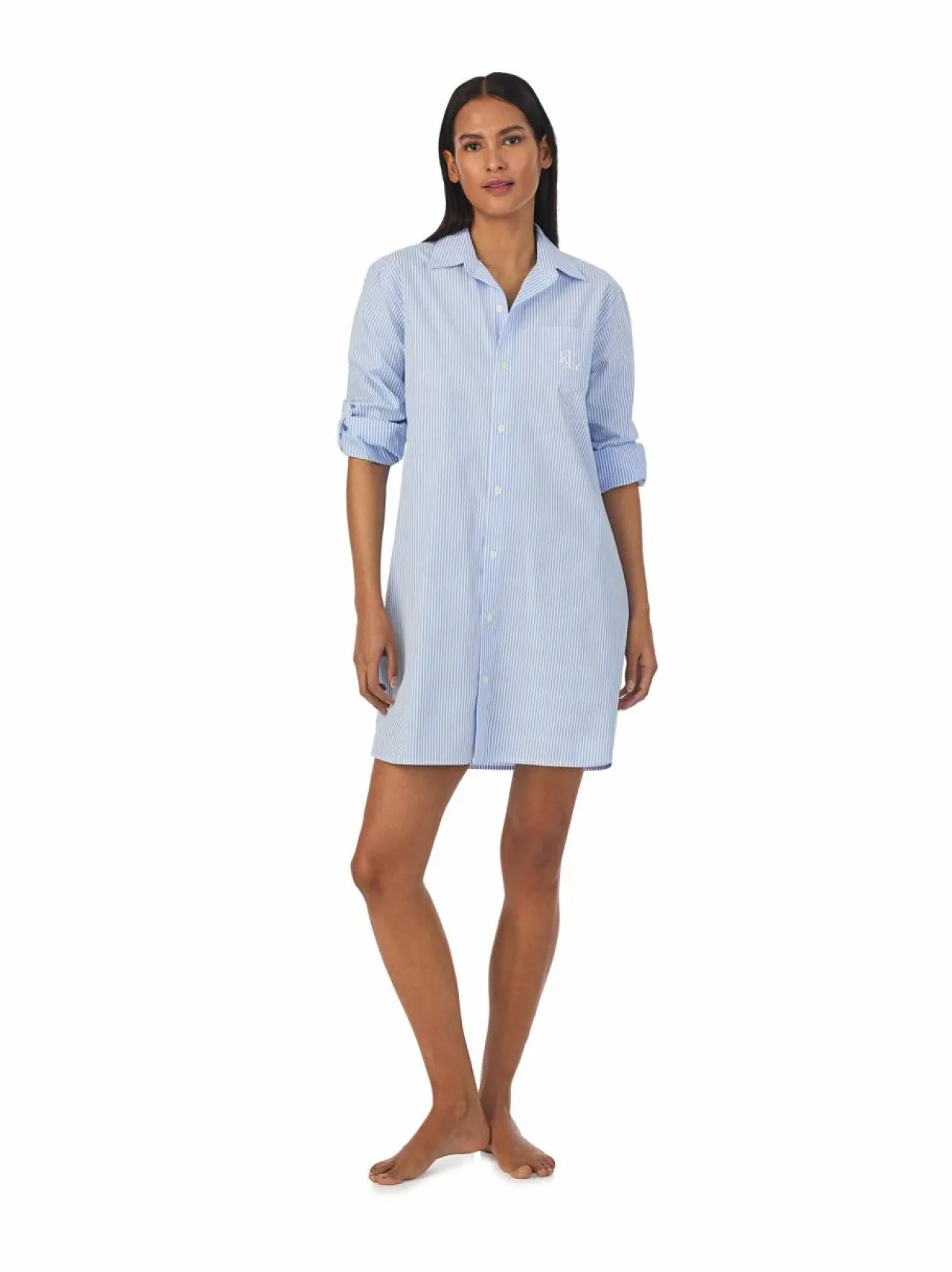 Yö- & Oloasut<Lauren Ralph Lauren Core Poplin -yöpaita 452 FBWST
