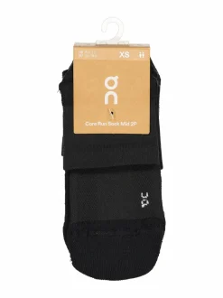Urheiluasusteet|Urheiluasusteet<ON Core Run Mid -sukat 2-pack 002 BLACK
