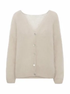 Neuleet<AMERICANDREAMS Cornelia-mohairsekoiteneuletakki BEIGE
