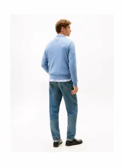 Neuleet<Tommy Hilfiger Cotton Cashmere -neule C2B BRISK BLUE