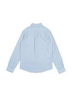 Paidat<GANT Cotton Linen -kauluspaita 457 FRESH BLUE