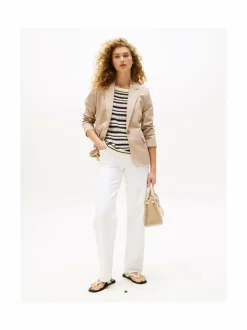 Bleiserit & Jakut<Tommy Hilfiger Cotton Slim Fit -bleiseri AEG BEIGE