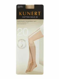 Kunert Cotton Sole - polvisukat 20 den^ Sukat & Sukkahousut
