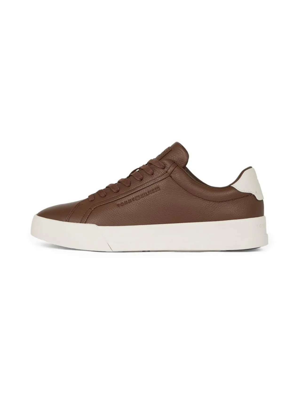 Urheilujalkineet|Tennarit & Sneakerit<Tommy Hilfiger Court Best Tumbled -nahkatennarit GV0 LEGACY BROWN