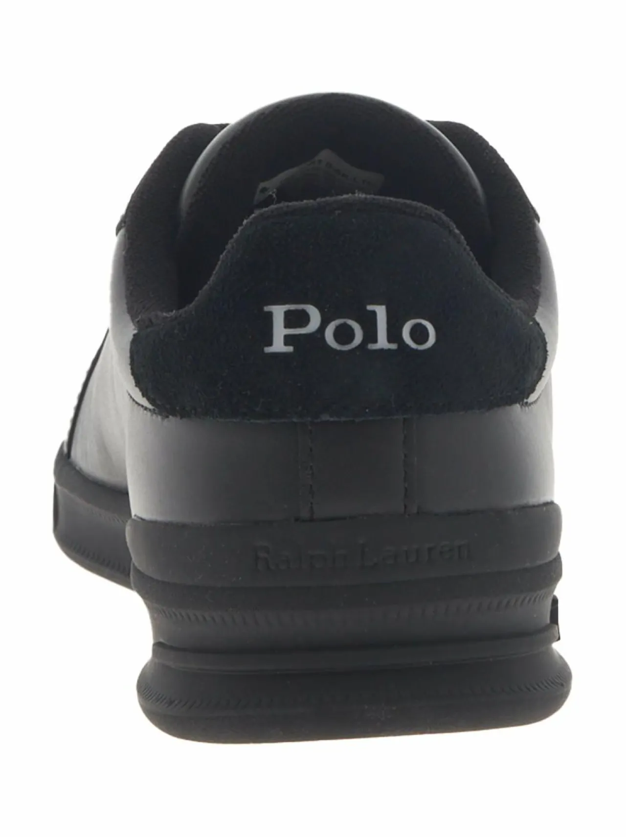 Urheilujalkineet|Tennarit & Sneakerit<Polo Ralph Lauren Court Low Top -nahkasneakerit BLACK/SOFT GREY PP