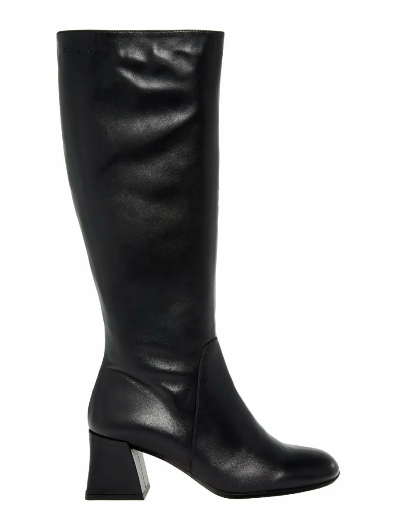 Wonders Covered Block Heel Almond Toe -nahkasaappaat^ Saappaat