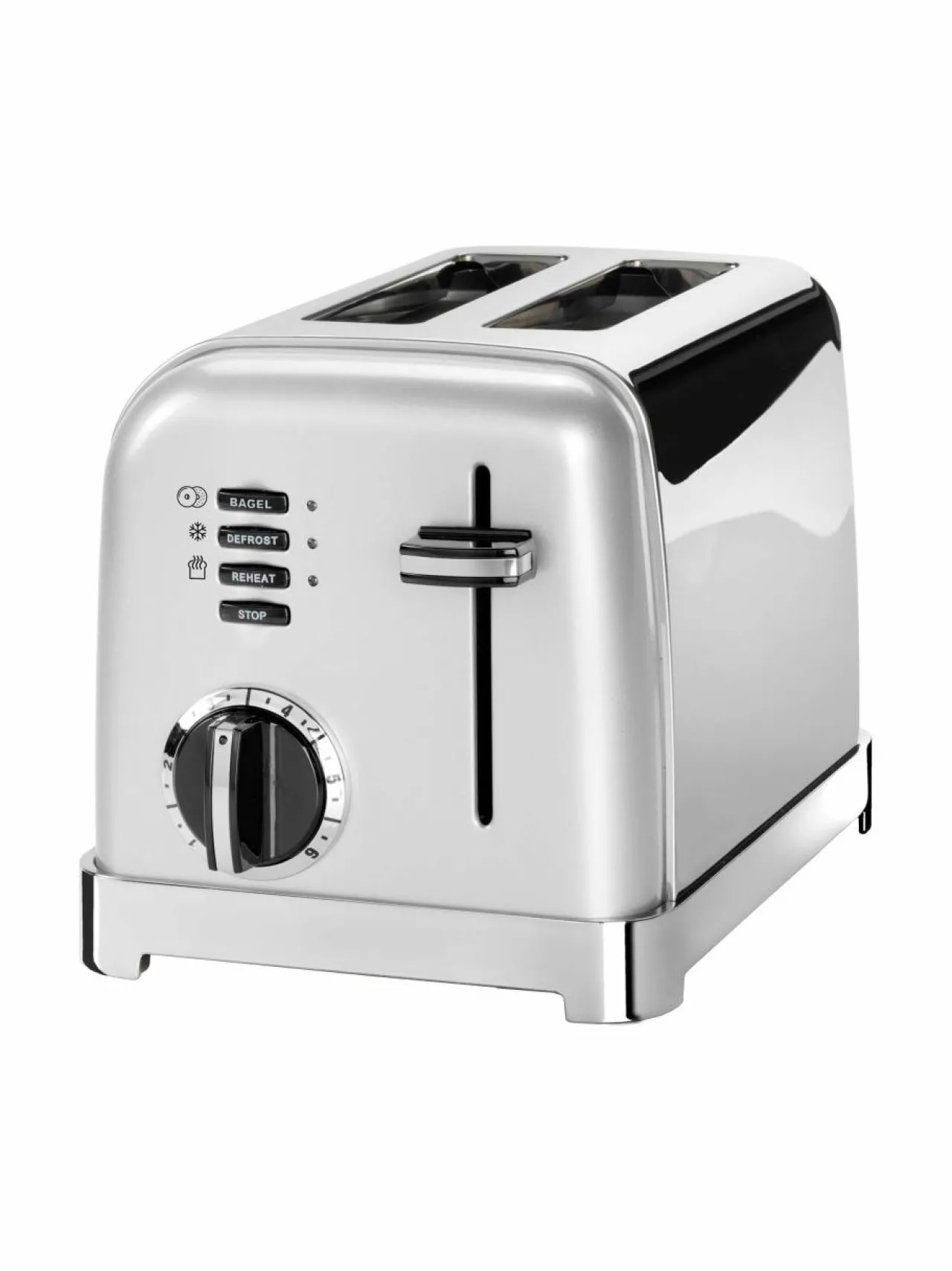Leivänpaahtimet<Cuisinart CPT160SE 2 Slice Toaster -leivänpaahdin STEEL