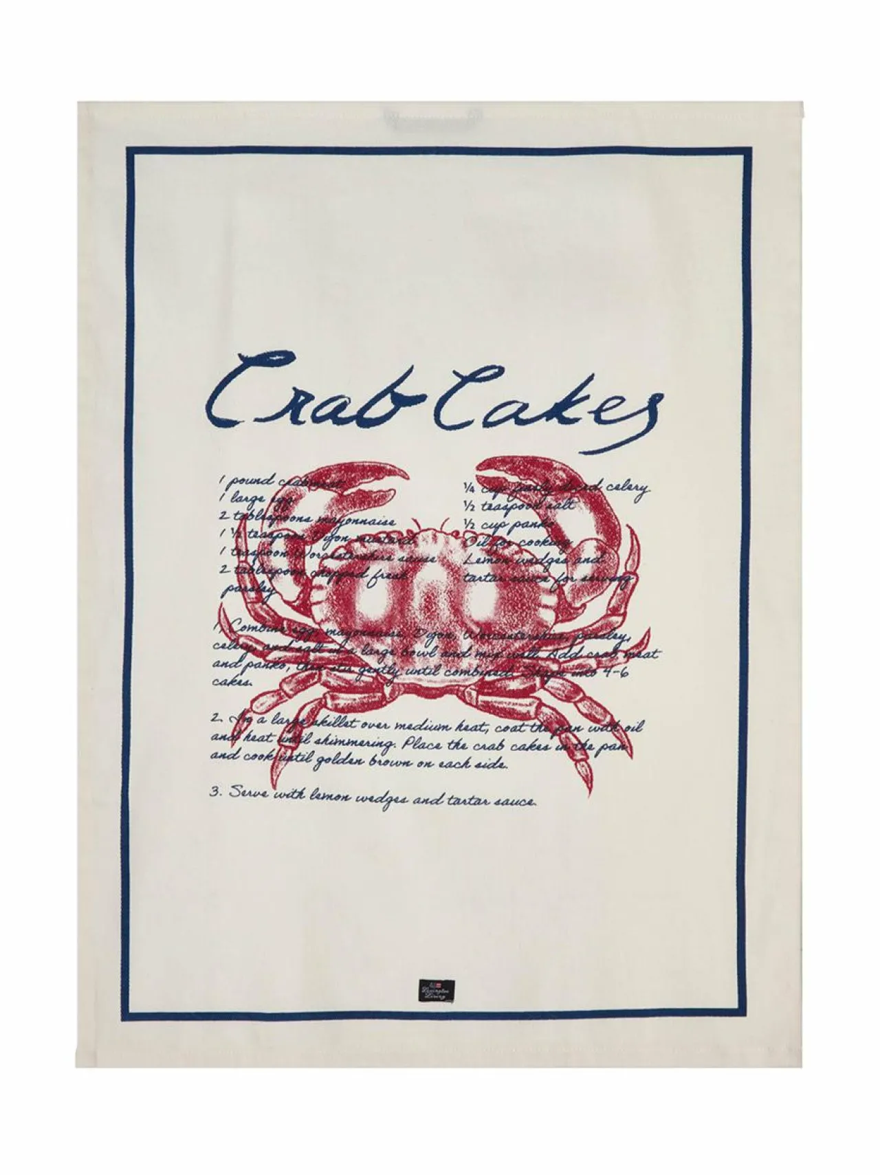 Lexington Crab Cakes -keittiöpyyhe^ Keittiö- & Kattaustekstiilit
