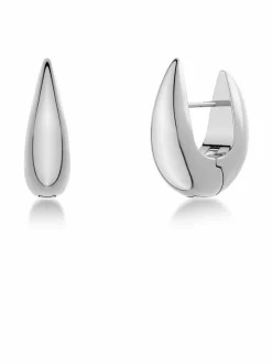 Korut<Edblad Crest Hoops S -korvakorut STEEL