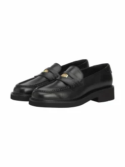 Kävelykengät & Loaferit<Tommy Hilfiger Crest Squarish Penny -loaferit BDS BLACK