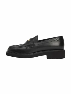 Kävelykengät & Loaferit<Tommy Hilfiger Crest Squarish Penny -loaferit BDS BLACK