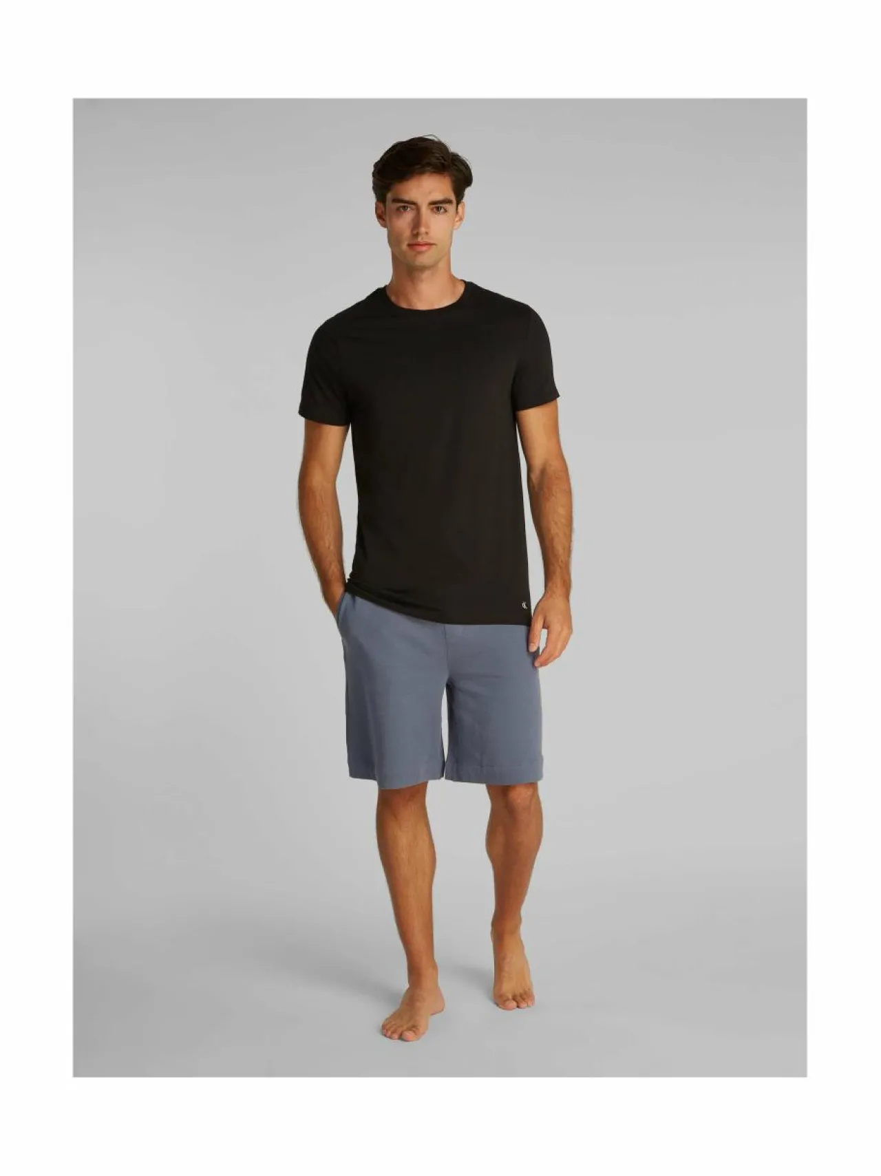 Alusasut<Calvin Klein Underwear Crew Neck -aluspaidat 3-pack MP1 BLACK WHITE GREY HEATHER
