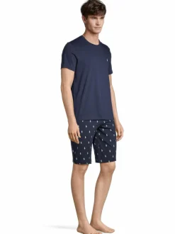 Pyjamat & Kylpytakit<Polo Ralph Lauren Crew-pyjamapaita CRUISE NAVY