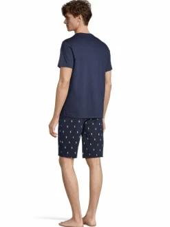 Pyjamat & Kylpytakit<Polo Ralph Lauren Crew-pyjamapaita CRUISE NAVY